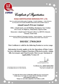 Hostzop Certificate 1